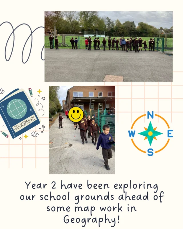 Well done to our Year 2 explorers. The children really enjoyed their Geography learning out in our school grounds.