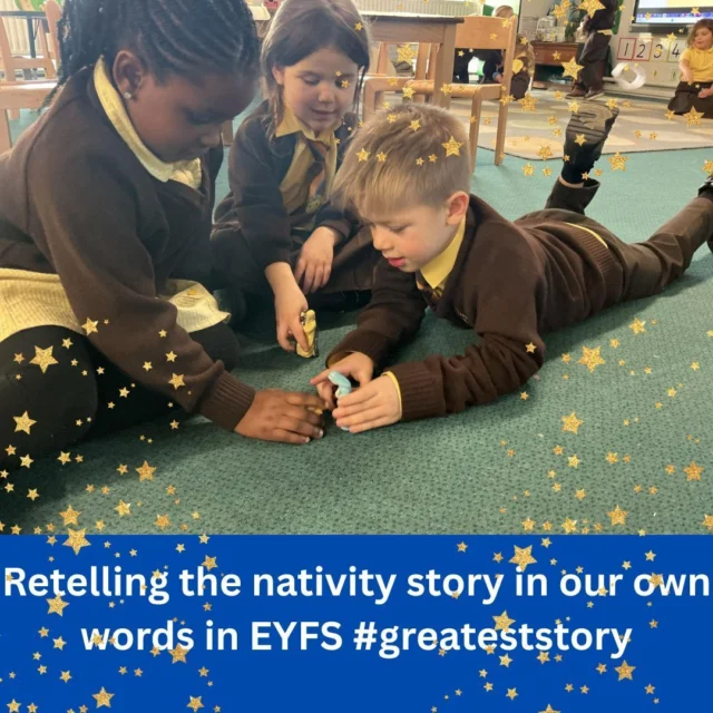 EYFS have been retelling the nativity story '#LearntoLove #LovetoLearn #nativity